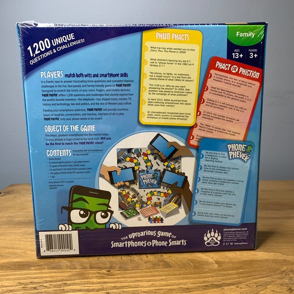 Phone Phever Game of Smart Phones Family & Party Board Game SEALED - Picture 2 of 7